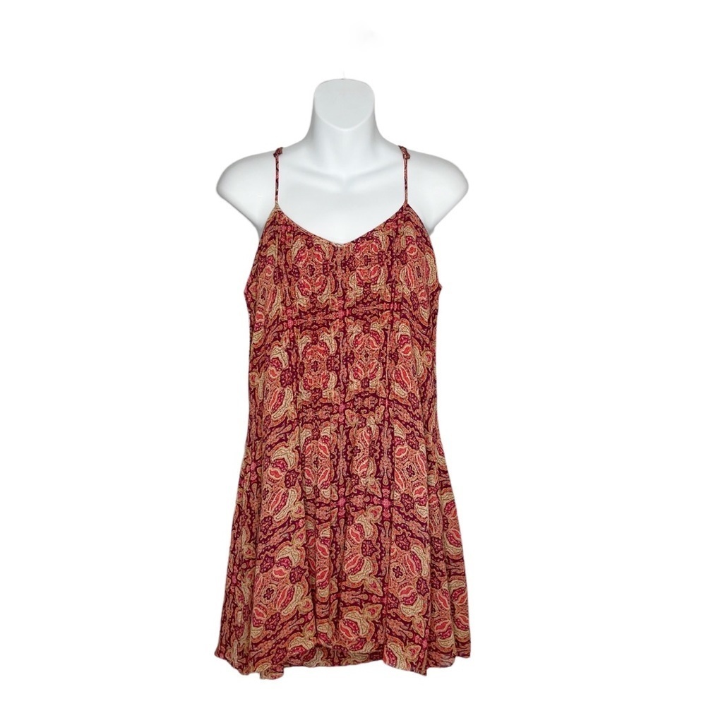 Sanctuary Spring Fling Medallion Print Adjustable Strap Mini Dress